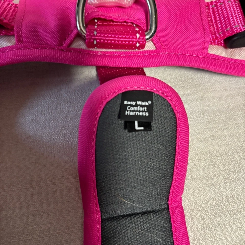NWT PetSafe Easy Walk Comfort No-Pull Dog Harness Pink Size LG 75-130